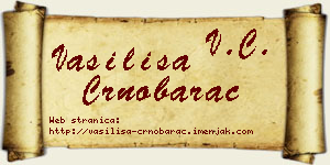 Vasilisa Crnobarac vizit kartica